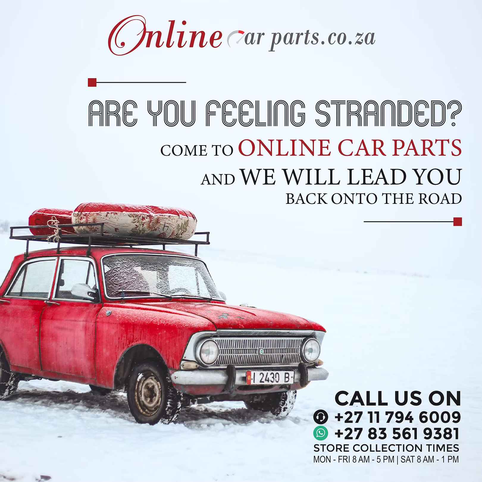 Online Car Parts - Infographic Post